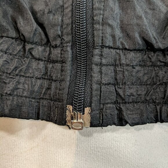 Vengo Vintage Jacket Windbreaker Black Green Purple 90s M Medium Lined Men's Zip - Picture 5 of 13